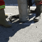 use vacuum excavation. It's safe for utilities