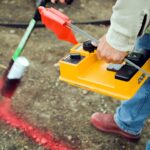 professional winter construction utility locating